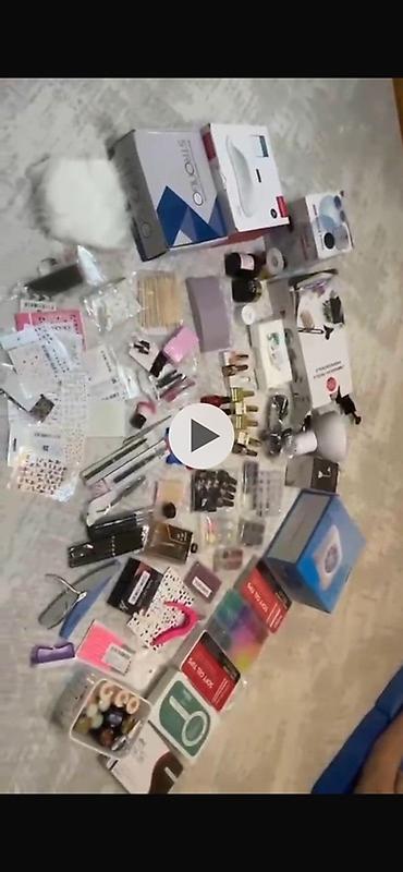 Peşəkar dırnaq qaynağı və manikür üçün tam avadanlıq və material dəsti