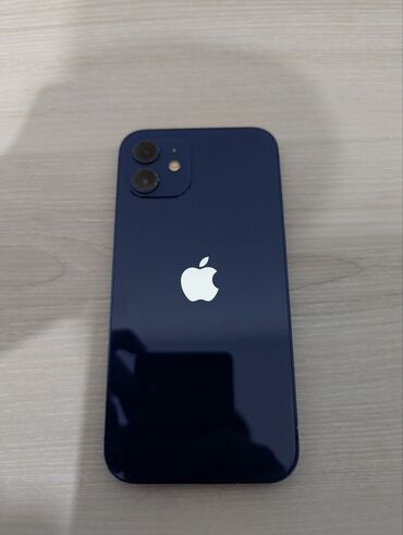 Apple iPhone: IPhone 12, Б/у, 256 ГБ, Pacific Blue, Чехол, 86 %