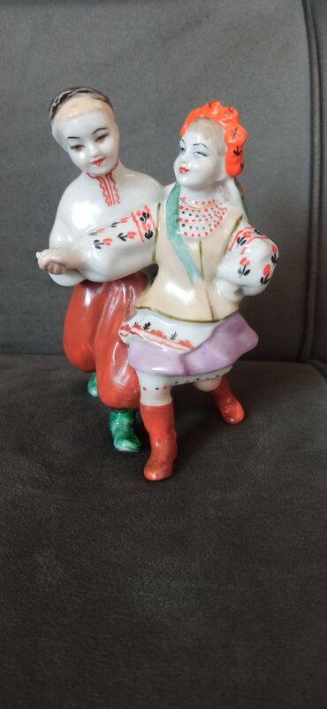 Heykəlciklər: Heykəlcik, 1950 il, Farfor, SSRİ, Pulsuz çatdırılma — 18