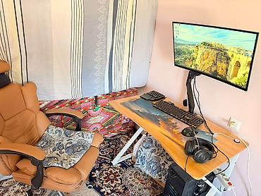 игравой кресло: Игровой/рабочий комплект для ПК. Состав: - Изогнутый широкоформатный — 1