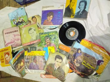 Ploče za gramofon, sinlići, 60 - ak komada, za kolekcionare, šaljem