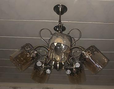 bublik bayil: Çılçıraq, 5 lampa, Metal — 3