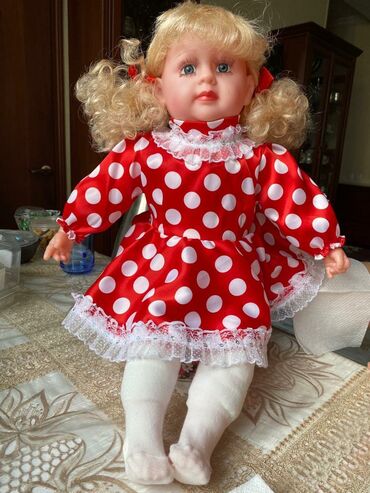 мягкая игрушка медвежонок: Продаю куклу. Производство Южная Корея. Высота 56 см. Руки и ноги