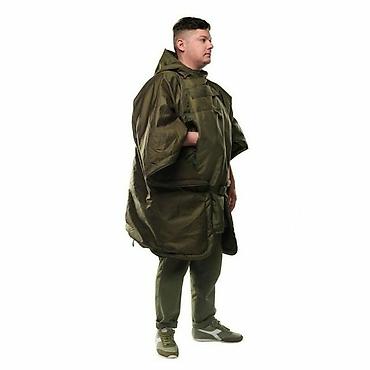 Другое для охоты и рыбалки: Продаю куртку-спальный мешок (cape-bag transformer) Куртка-плащ с — 3