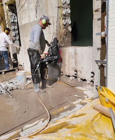 tikinti işləri: Beton kesimi beton deşimi beton kesen beton deşen betonlarin kesilmesi