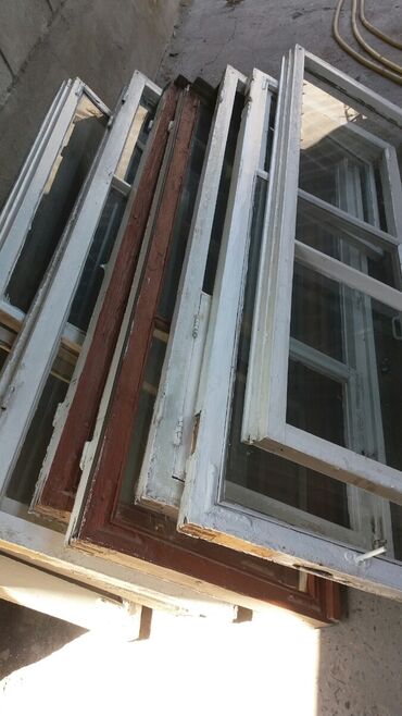 окно деревянные: Окна! Рамы деревянные! + Стёкла. Окна- целые! Двойные- две пары