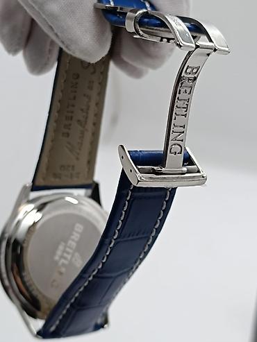 çadra: Yeni, Qol saatı, Breitling, rəng - Mavi — 9