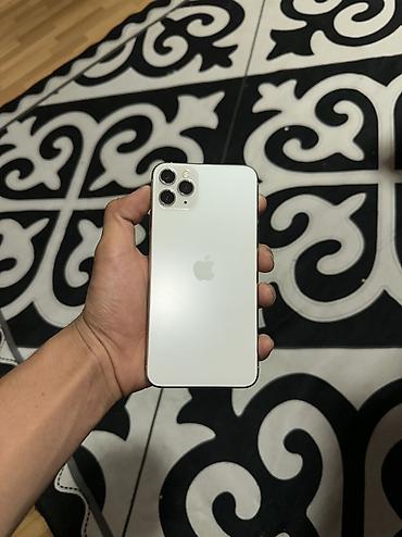 aplle 8: IPhone 11 Pro Max, Новый, 256 ГБ, Matte Silver, Чехол, 64 % — 1
