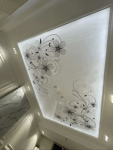 Натяжной потолок: Натяжной потолок 3D потолки Бесплатный замер — 6