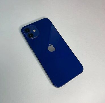 камера айфона: IPhone 12, Б/у, 128 ГБ, Pacific Blue, Защитное стекло, Чехол, Кабель, 82 %