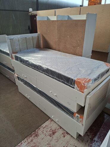 Односпальные кровати: Односпальная кровать, Новый, С матрасом, длина - 200 см — 10