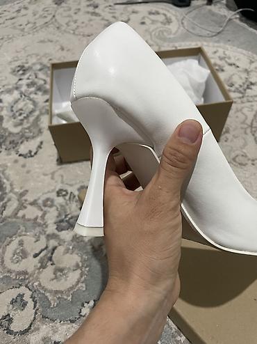 надо делать: Туфли, 37.5, 38, Zara, Б/у, цвет - Белый, Самовывоз — 2