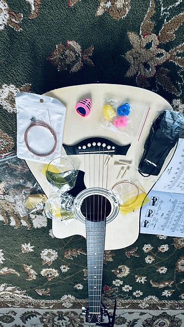 Гитары: Акустическая гитара 40" с вырезом (cutaway), цвет – натуральный — 4