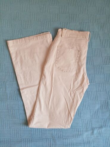 pamuk kvalitetne pantalone: L (EU 40), Normalan struk, Zvoncare