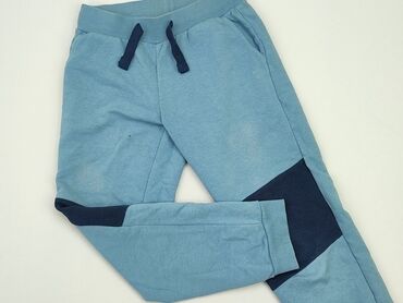 spodnie dresowe dla szczupłego chłopca: Sweatpants, Pepperts!, 10 years, 134/140, condition - Good