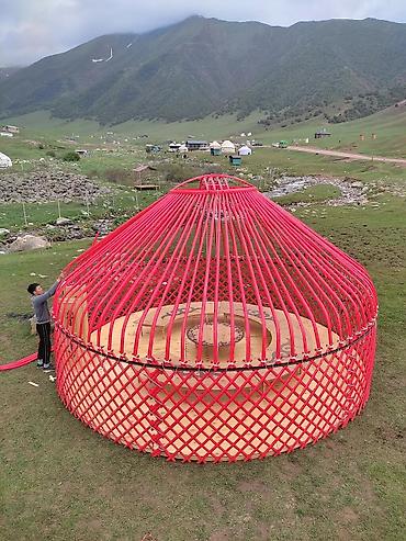 Продажа юрт: Кыргыз боз уйлору сатылат Туру бар Аркандай размерлер Баалары — 8