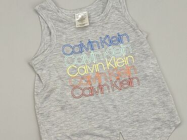 szare bluzki: Blouse, Calvin Klein, 5-6 years, 110-116 cm, condition - Perfect