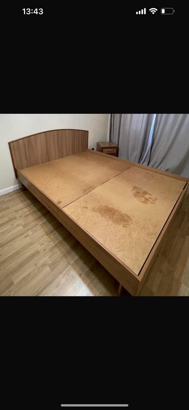 тумбочка каракол: Эки кишилик керебет, Колдонулган, Without a mattress, узуну - 165 см