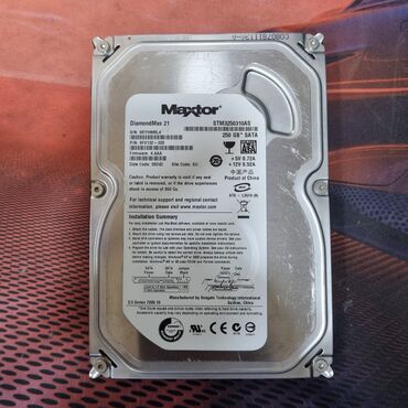 старый компьютер продать: Маалымат алып жүрүүчү, Жаңы, Maxtor, HDD, 256 ГБ, 3.5", ПК үчүн