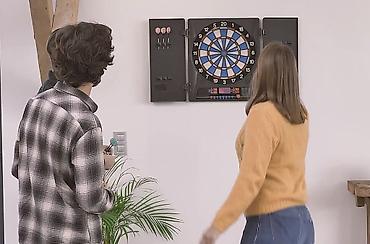 Društvene igre: Pikado set sa kabinetom, 12 strelica i 400 vrhova Velika elektronska — 1