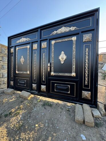 Həyət darvazaları: Yeni Dəmir Həyət darvazası, 3 m, Mexaniki, Qapı ilə, rəng - Qara, Kredit var, Ödənişli quraşdırma, Ünvandan götürmə, Ödənişli çatdırılma, Rayonlara çatdırılma -da lalafo.az — 32 Həyət darvazaları: Yeni Dəmir Həyət darvazası, 3 m, Mexaniki, Qapı ilə, rəng - Qara, Kredit var, Ödənişli quraşdırma, Ünvandan götürmə, Ödənişli çatdırılma, Rayonlara çatdırılma — 32