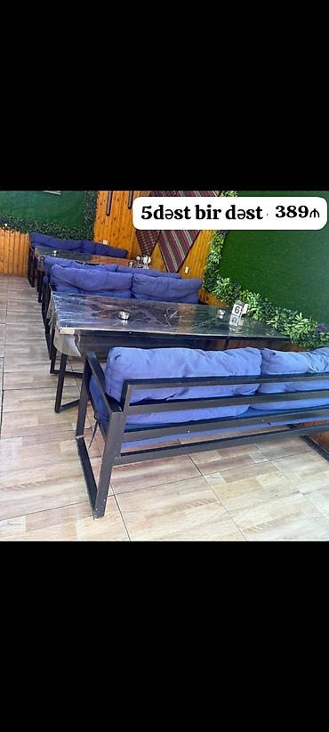 Kafe restoran uçun divsn desti 1dest 389₼ satılır 5 dəst var.ölçüsü
