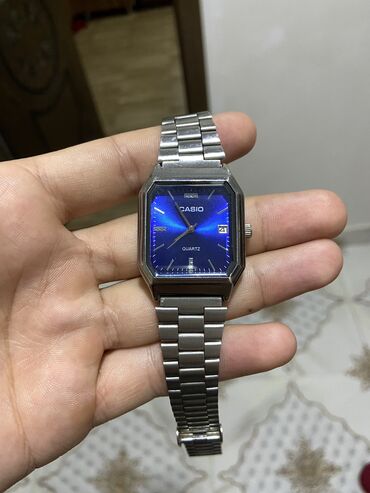 qizil sepler ve qiymetleri: Б/у, Наручные часы, Casio, цвет - Голубой