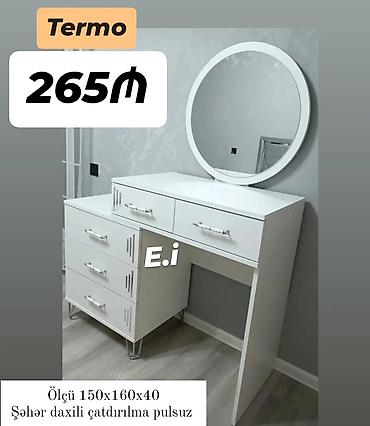 Игровые наборы: Termo kosmetik masa və güzgü dəsti - Qiymət: 265₼ - Ölçü: 150 x 160 x at lalafo.az — 1 Игровые наборы: Termo kosmetik masa və güzgü dəsti - Qiymət: 265₼ - Ölçü: 150 x 160 x — 1