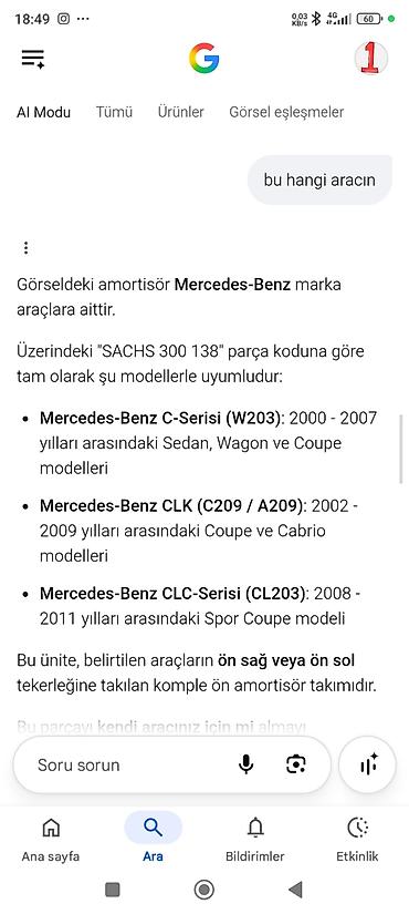 mersedes saat: Mercedes amartizator. Original işlənmiş yay və dayaq üzerinde — 3