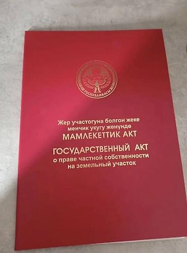 Жер тилкелери: 8 соток, Кызыл китеп — 1