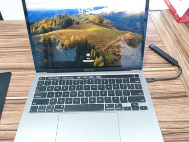 ноутбук в рассрочку без: Ноутбук, Apple, 16 ГБ ОЭТ, Intel Core i7, 13.3 ", Колдонулган, Жумуш, окуу үчүн, эс тутум SSD
