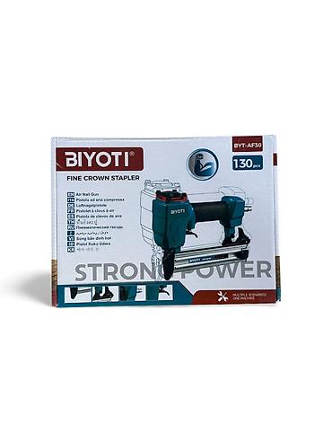 stepler böyük: Məhsul №: 16062 Məhsulun adı: Pnevmatik stepler Biyoti BYT‑AF30 Brend — 3