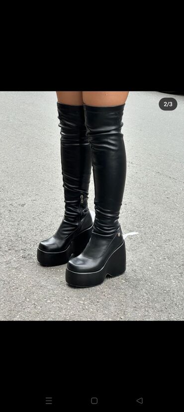 Çəkmələr: Uzunboğaz, Ölçü: 38, rəng - Qara, Yeni -da lalafo.az — 2 Çəkmələr: Uzunboğaz, Ölçü: 38, rəng - Qara, Yeni — 2