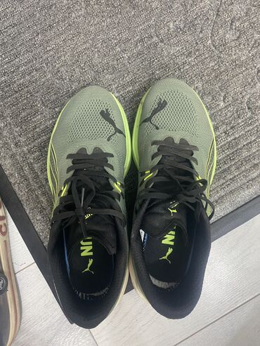 Кроссовки и спортивная обувь: Мужские кроссовки, 42, Puma, Новый, цвет - Зеленый