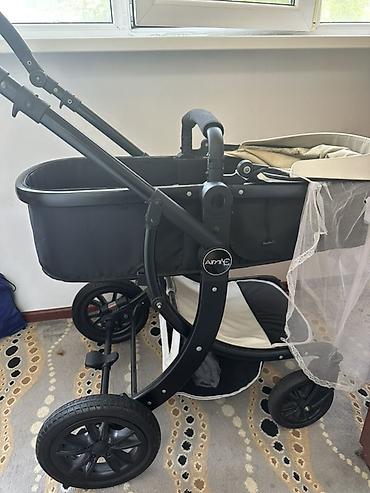 коляска chicco urban: Коляска, цвет - Черный, Б/у, Самовывоз — 1