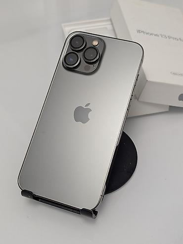 IPhone 13 Pro Max, Б/у, 128 ГБ, Графит, Коробка, 90 %