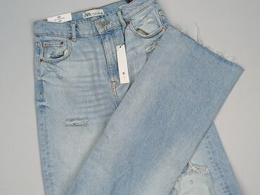 m sara spodnie woskowane: Zara, Jeans for women, size S (EU 36)