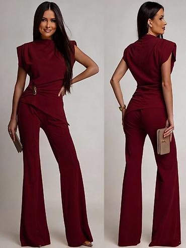 Kompleti: 🔥Elegantni ženski komplet – top i pantalone sa širokim nogavicama ✅S M — 9
