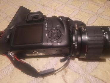 Fotokameralar: Canon EOS 4000D fotoaparat modeli satılır. İdeal vəziyyətdədir. Real