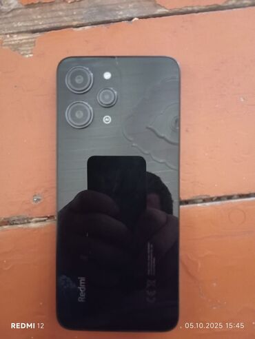 телефон fly bl4041: Redmi 12, 128 ГБ, цвет - Черный, Отпечаток пальца