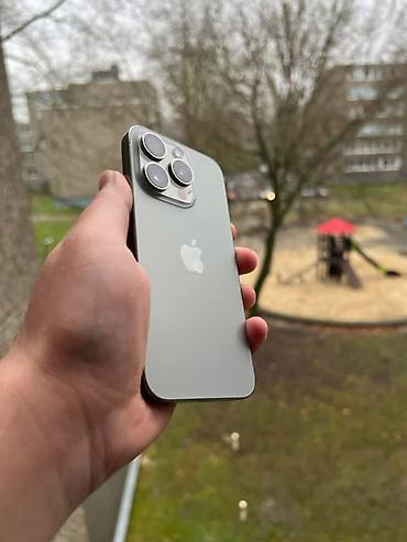 mac utu feni: IPhone 15 Pro, 128 GB, Natural Titanium, Face ID — 2