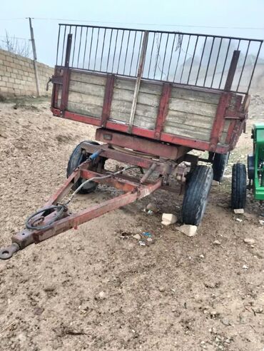 Qoşqular: Yük qoşqusu (tək oxlu) - Metallik korpus, dərin yük yeşiyi - Arxa — 5