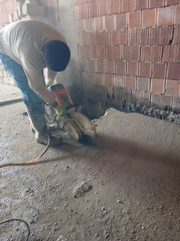 Digər tikinti xidmətləri: Xidmət: Beton və kərpic divarlarda deşiklərin karotla (diamond core — 9