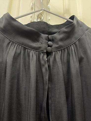 oversize: H&M qadın bluzası - Rəng: tünd boz/şifer - Ölçü: EUR 42 (UK 14 — 6