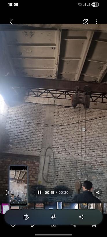 Другое оборудование для производства: Продаю кран балки разного размера. Ширина пролёт: 9метров; 7.5метров; — 17