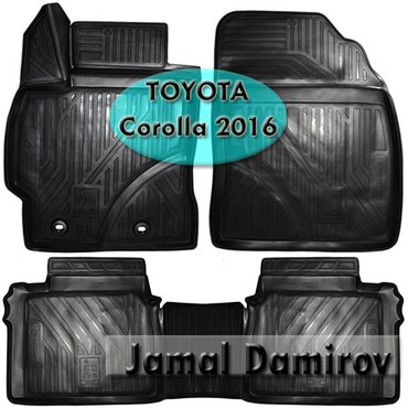 toyota prius aksesuarlari: Toyota Corolla 2016 üçün poliuretan ayaqaltılar. Полиуретановые