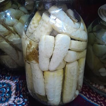 Соления: Ev üsulu konservlər – müxtəlif növlər - Xıyar turşusu: Şüşə — 2