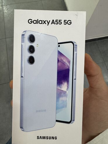 Samsung: Samsung Galaxy A55, 256 GB, rəng - Qara, Zəmanət