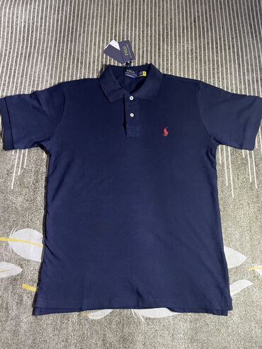 attica ralph lauren: Мужская футболка, M (EU 38), Polo Ralph Lauren, Новый, цвет - Синий, Бесплатная доставка