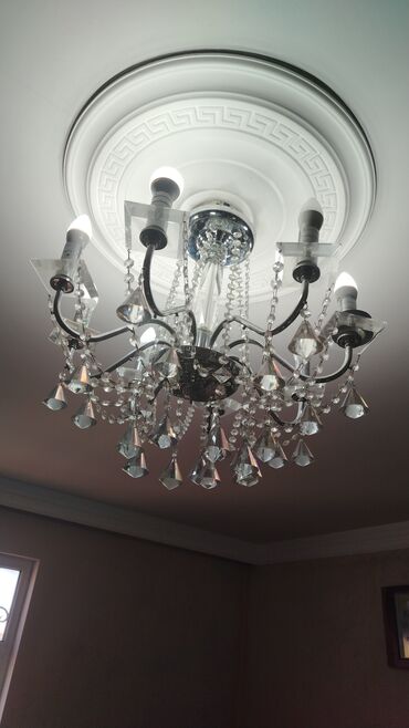 Çilçıraqlar: Çılçıraq, 6 lampa, Xrustal